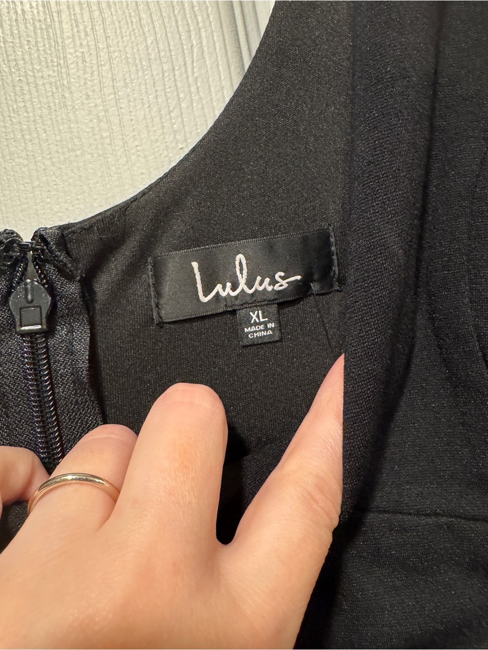 Lulu's Black V-Neck Mini Bodycon Dress - Picture 2 of 3